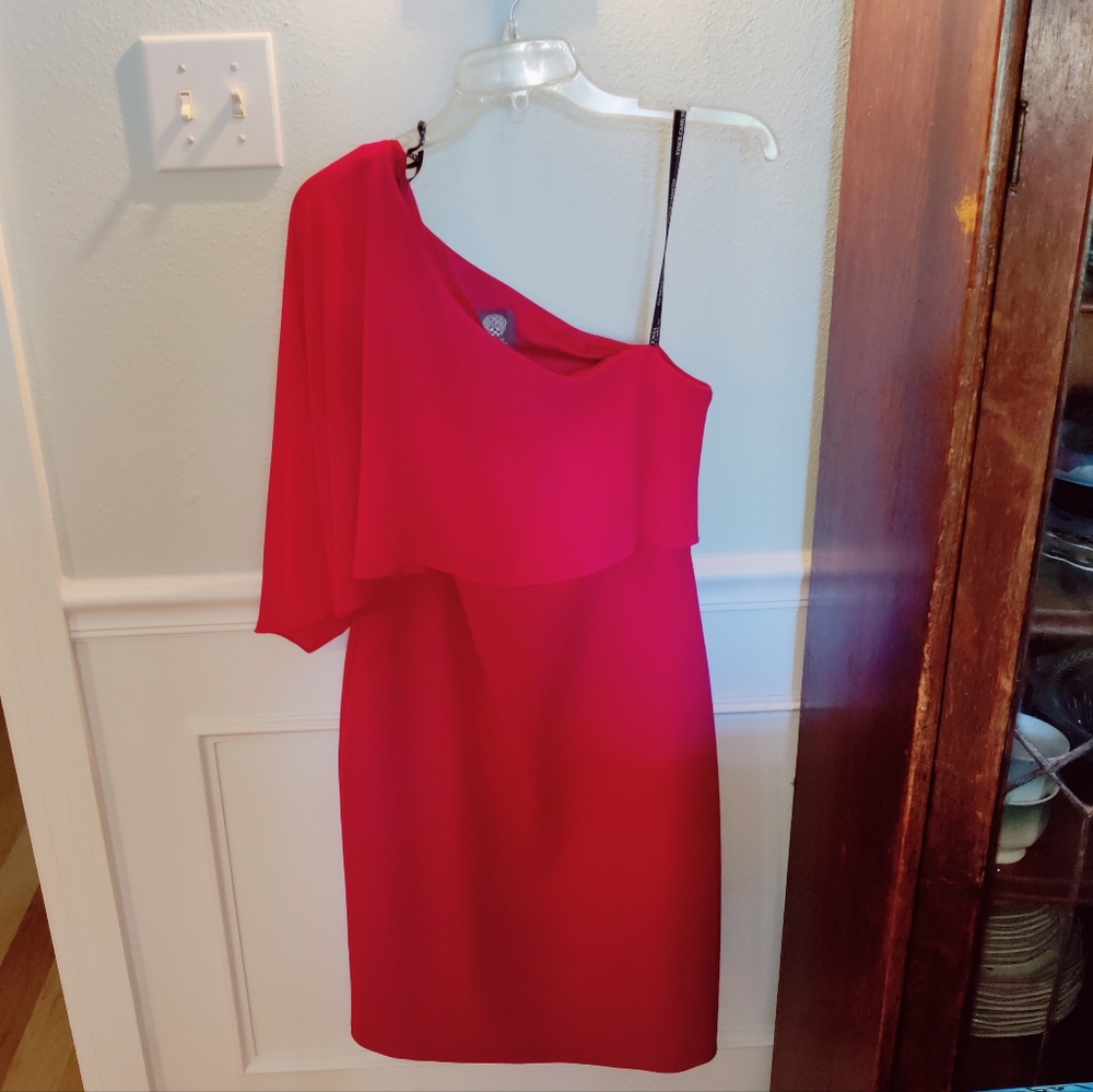 Fuchsia One Shoulder Vince Camuto